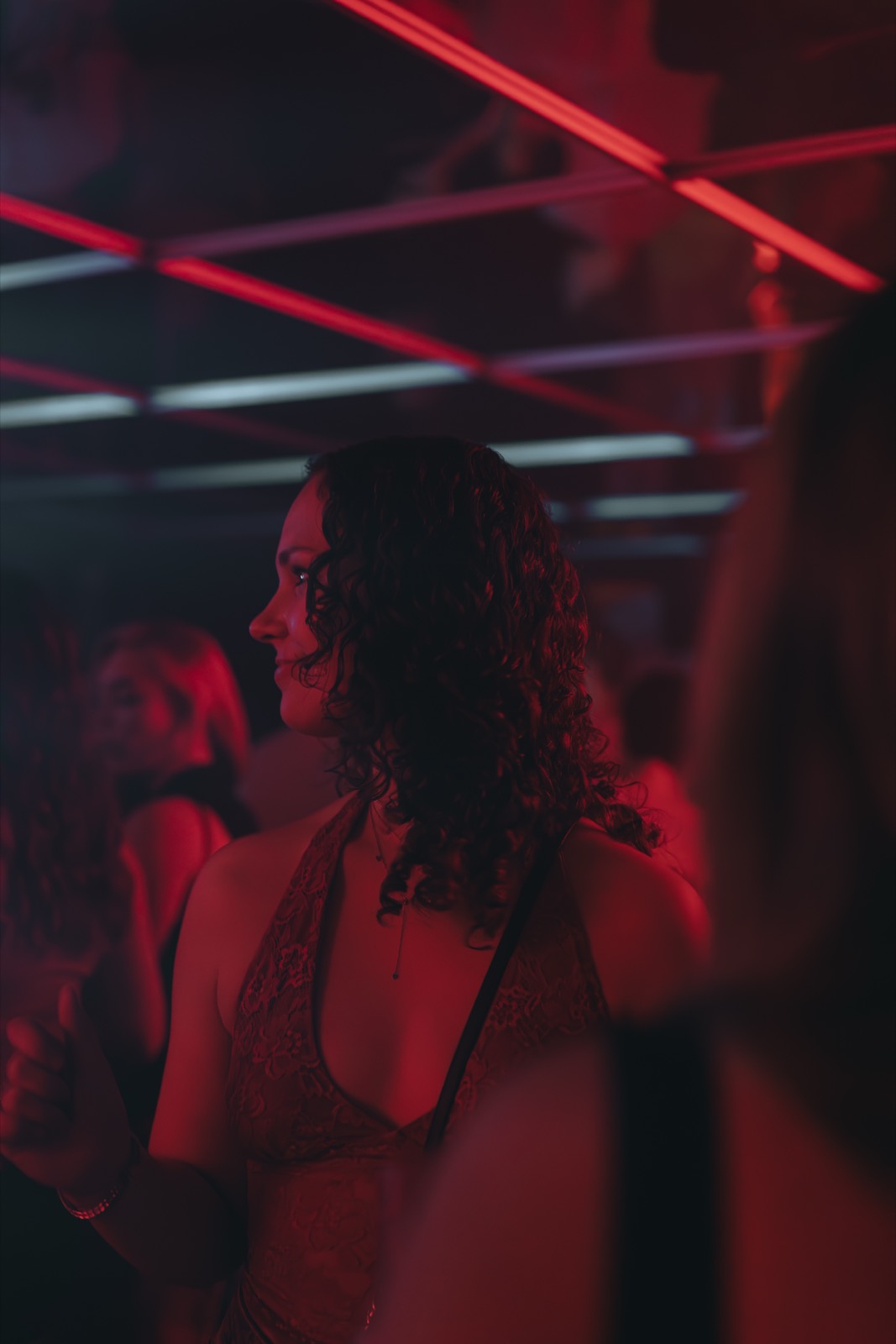 Gast in rood licht